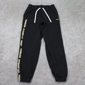 Puma Gen G Esports Sweatpants Mens Medium Black Drawstring w/ 30" inseam